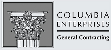 Columbia Enterprises, logo - grey background